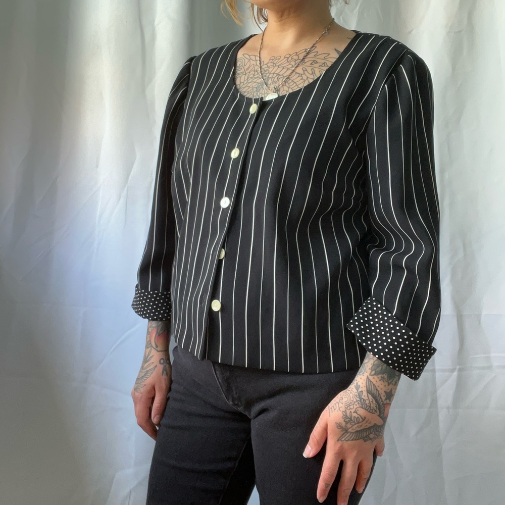 vintage requirements button down pattern clash size 14